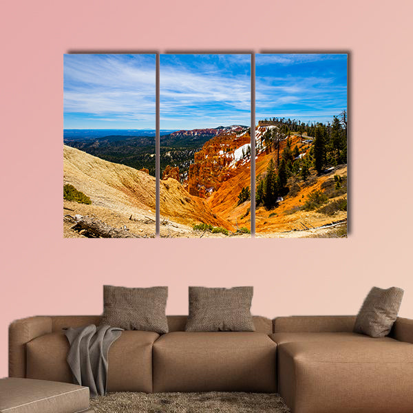 landscape view of the natural beauty of Bryce Canyon National Park in Utah Multi panel canvas wall art