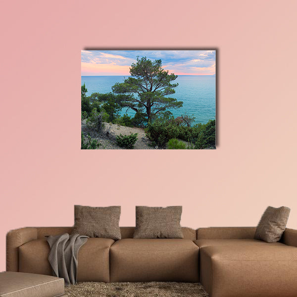Panorama sea background Crimea Russia