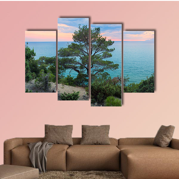 Panorama sea background Crimea Russia