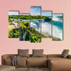 Water rushing over Niagara Falls, New York USA Multi panel canvas wall art