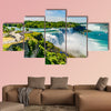 Water rushing over Niagara Falls, New York USA Multi panel canvas wall art