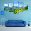 View on mountain landscape by Minca in Colombia Multi Panel Canvas Wall Art