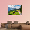 Beautiful outdoor scene in Swiss Alps, Bernese Oberland in the canton of Bern, Switzerland, Europe Multi panel canvas wall art