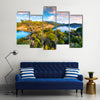 A Mediterranean SeascapeIn Turkey Is A Complete Code Of Aristic Style Art, Multi Panel Canvas Wall Art