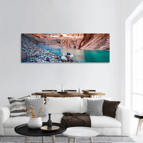 Orres del Paine National Park, Patagonia, Chile panoramic canvas wall art
