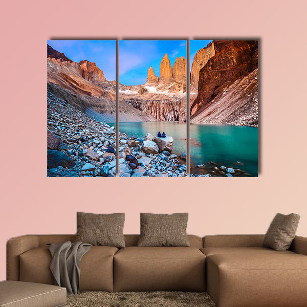 Torres del Paine National Park, Patagonia, Chile multi panel canvas wall art