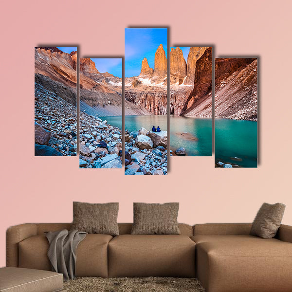 Torres del Paine National Park, Patagonia, Chile multi panel canvas wall art
