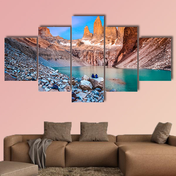 Torres del Paine National Park, Patagonia, Chile multi panel canvas wall art