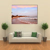 Palm trees on one of the beaches of somone, in the coastal region of Mbour, Senegal Multi Panel Canvas Wall Art