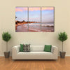 Palm trees on one of the beaches of somone, in the coastal region of Mbour, Senegal Multi Panel Canvas Wall Art