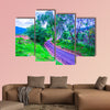 Road on mountain, Thailand multi panel canvas wall art