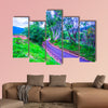 Road on mountain, Thailand multi panel canvas wall art