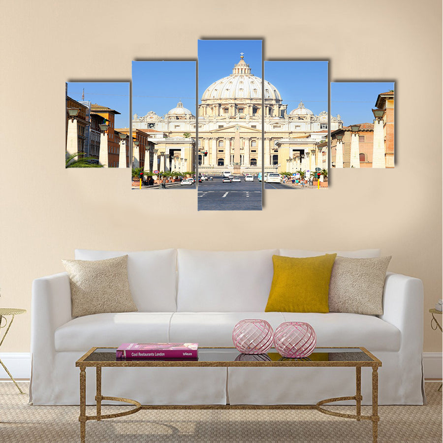 Basilica di San Pietro, Vatican City, Rome, Italy Multi panel canvas wall art