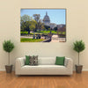 Beautiful US Capitol grounds in Washington Multi panel canvas wall art