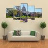 Beautiful US Capitol grounds in Washington Multi panel canvas wall art