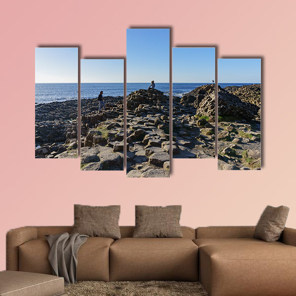 The famous ancient volcanic eruption - Giant's Causeway wall art
