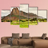 Landscape shot in Tigray province, Ethiopia, Africa Multi panel canvas wall art