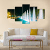 Batumi, Adjara, Georgia. Singing And Dancing Fountains Is Local multi panel canvas wall art