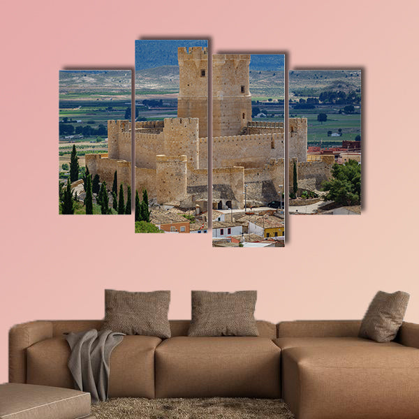 Gate to ancient medina of Fez, Morocco multi panel canvas wall art