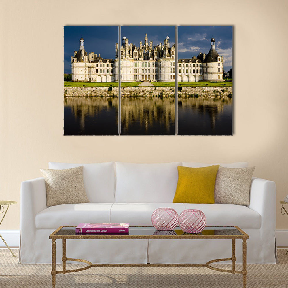 Chambord Castle, Loir-et-Cher, Centre, France Multi Panel Canvas Wall Art