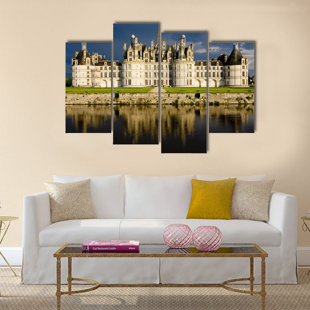 Chambord Castle, Loir-et-Cher, Centre, France Multi Panel Canvas Wall Art