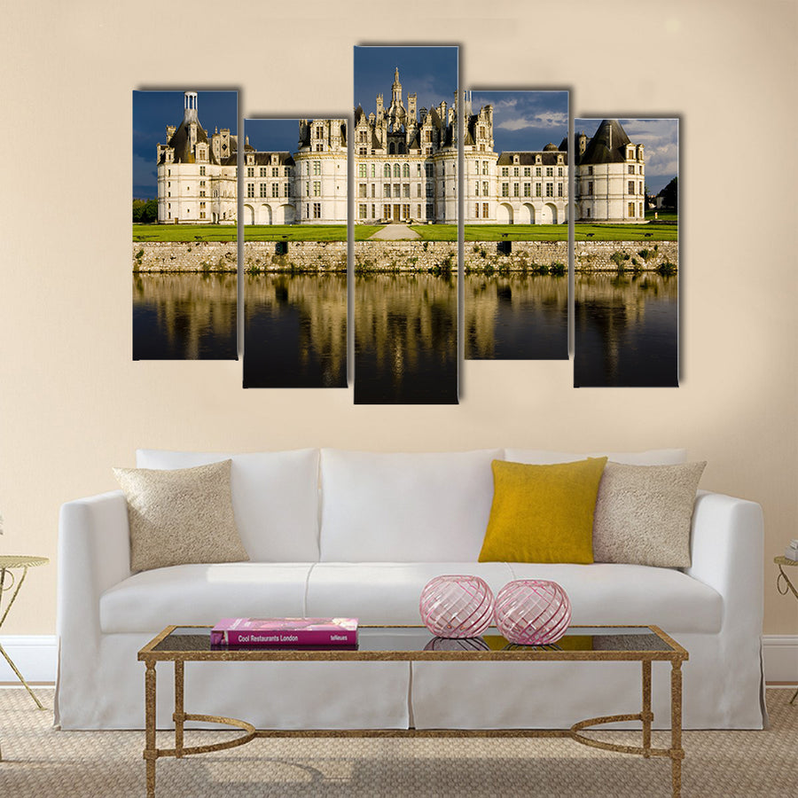 Chambord Castle, Loir-et-Cher, Centre, France Multi Panel Canvas Wall Art