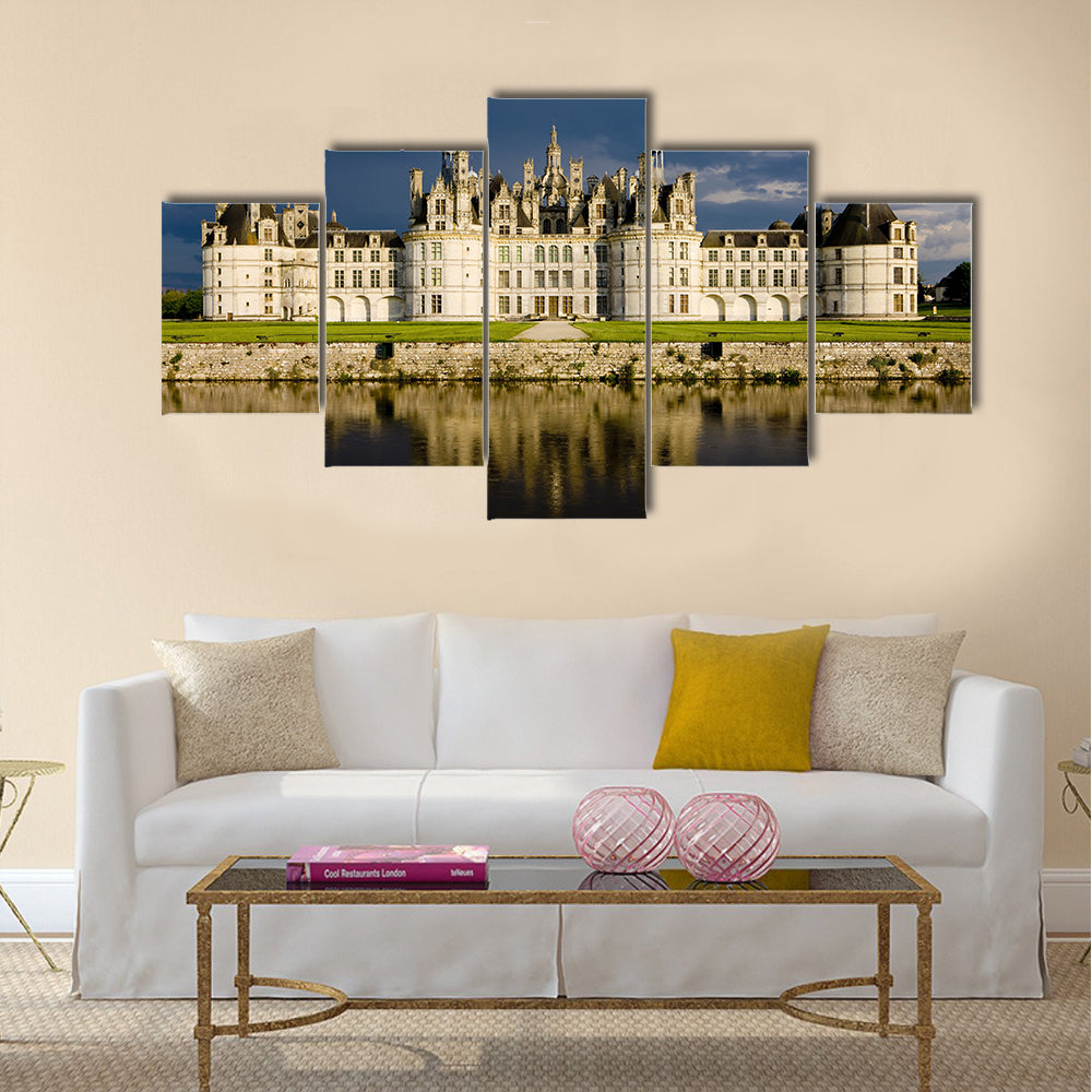 Chambord Castle, Loir-et-Cher, Centre, France Multi Panel Canvas Wall Art
