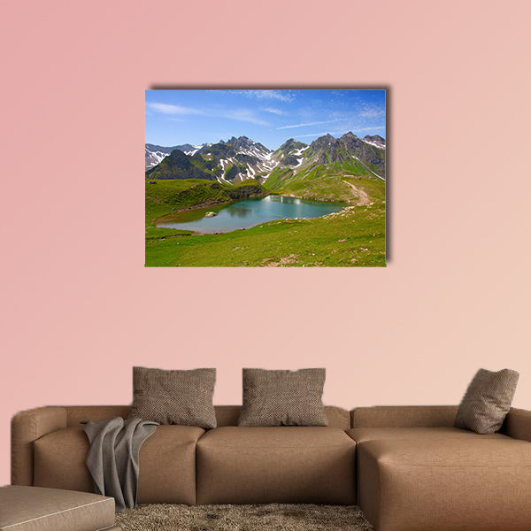 Summer alpine landscape Pizol, St.Gallen, Switzerland Multi panel canvas wall art