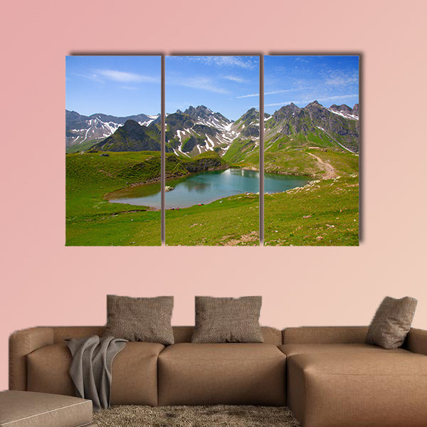 Summer alpine landscape Pizol, St.Gallen, Switzerland Multi panel canvas wall art