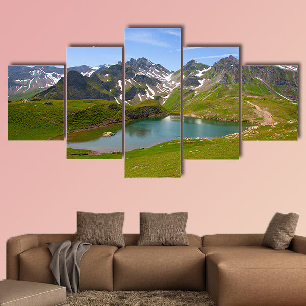 Summer alpine landscape Pizol, St.Gallen, Switzerland Multi panel canvas wall art