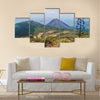 Cerro Verde volcano (left), Izalco volcano (right), El Salvador Multi Panel Canvas Wall Art