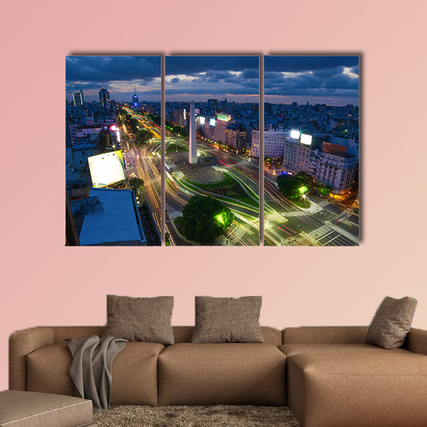 The Capital City of Buenos Aires in Argentina multi panel canvas wall art