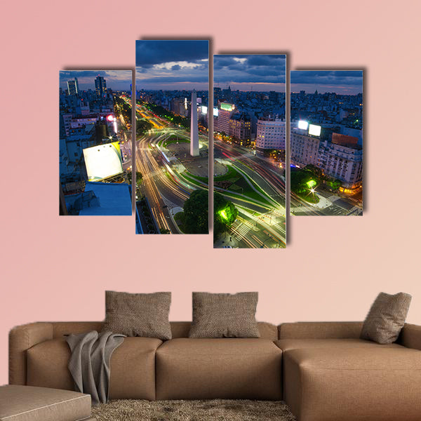 The Capital City of Buenos Aires in Argentina multi panel canvas wall art