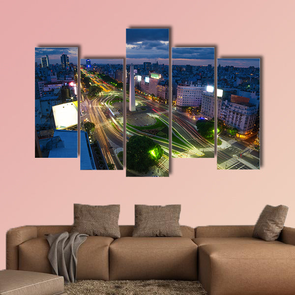The Capital City of Buenos Aires in Argentina multi panel canvas wall art