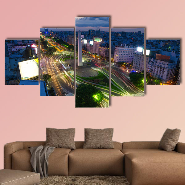 The Capital City of Buenos Aires in Argentina multi panel canvas wall art