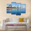 Baku boulevard (the Caspian Sea embankment), Azerbaijan Multi Panel Canvas Wall Art