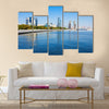 Baku boulevard (the Caspian Sea embankment), Azerbaijan Multi Panel Canvas Wall Art