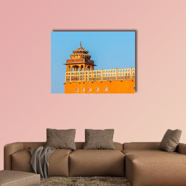 Architectural Detail on the Hawa Mahal multi panel canvas wall art