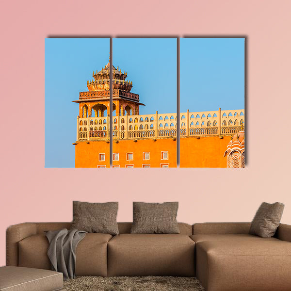 Architectural Detail on the Hawa Mahal multi panel canvas wall art