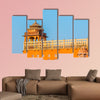 Architectural Detail on the Hawa Mahal multi panel canvas wall art