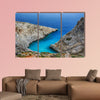 Seitan limania or Stefanou beach, Crete multi panel canvas wall art