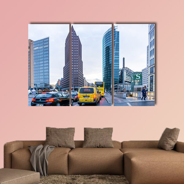 Potsdamer Platz is an important public square, BERLIN, Germany wall art