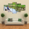 Vilnius, Three Young Fishermen At The Pond In TrakuVoke Public Park In Vilnius, Lithuania, Multi Panel Canvas Wall Art