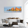 Trakai island castle museum at Galve lake, Lithuania panoramic canvas wall art