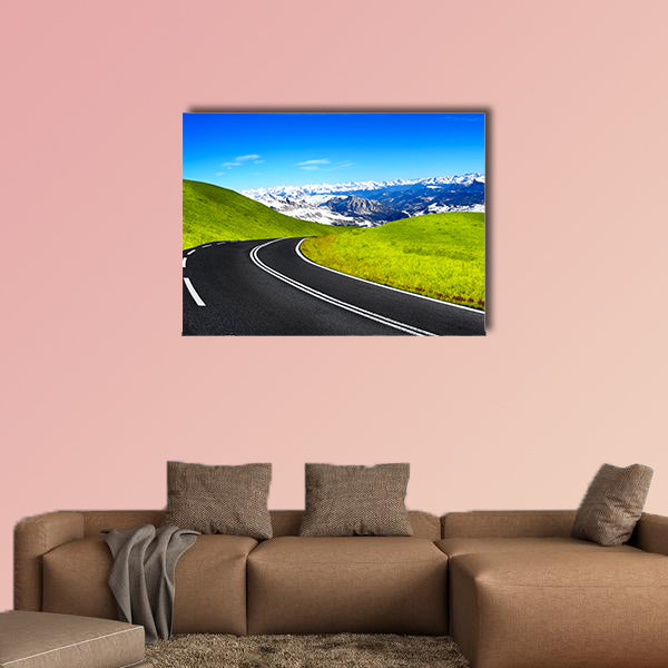 Mountain travel multi panel canvas wall art
