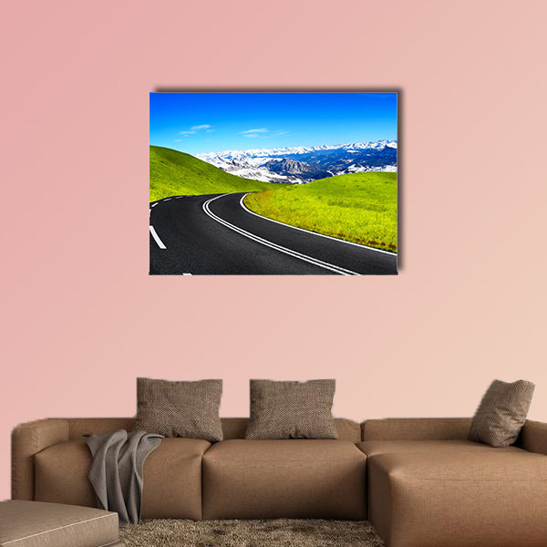 Mountain travel multi panel canvas wall art