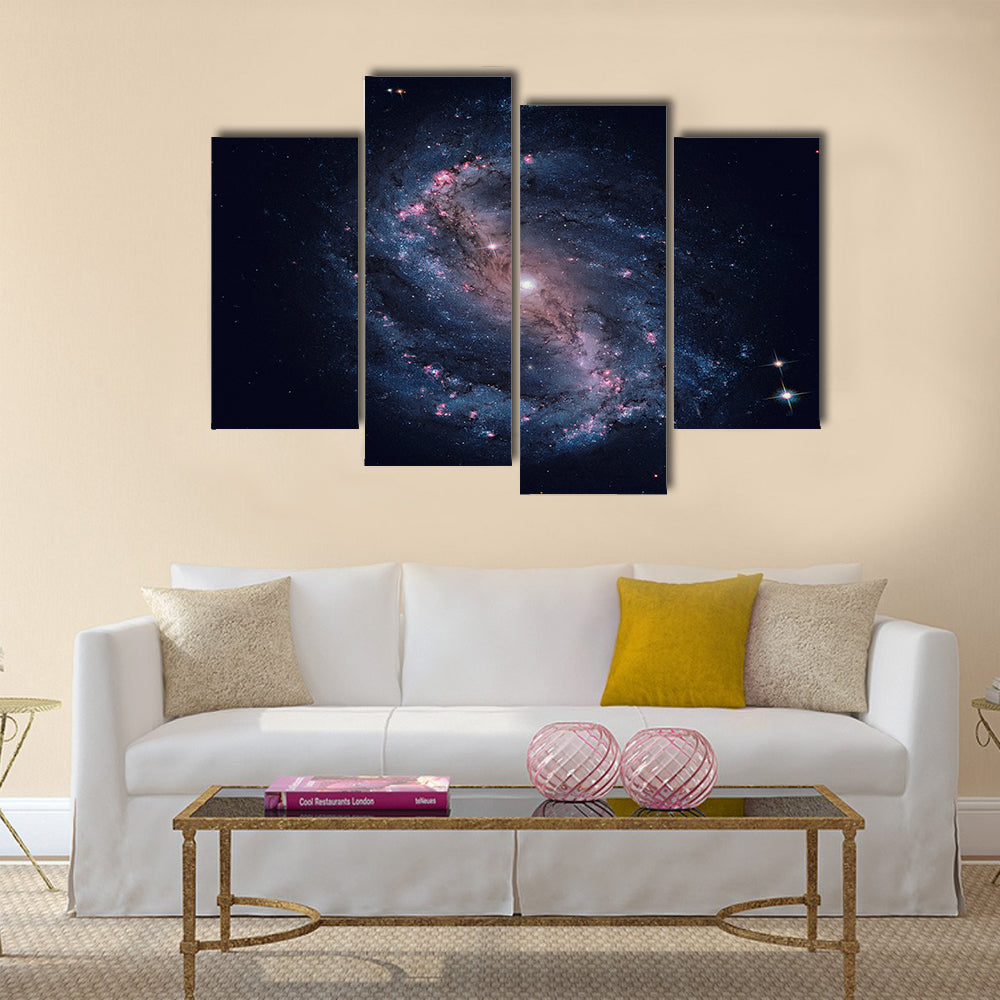 NGC 6217 is a barred spiral galaxy located some 67 million light years away Multi Panel Canvas Wall Art