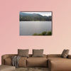 The Burguillo Reservoir river Alberche within the province of Avila of El Tiemblo and El Barraco. Spain, Multi Panel Canvas Wall Art