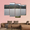 The Burguillo Reservoir river Alberche within the province of Avila of El Tiemblo and El Barraco. Spain, Multi Panel Canvas Wall Art