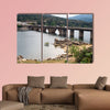 The Burguillo Reservoir located in the sub basin of the river Avila Multi Panel Canvas Wall Art